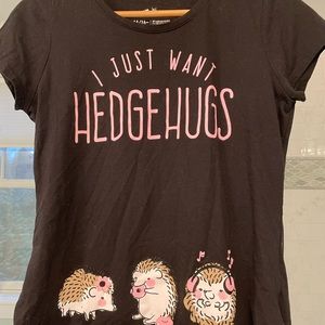 Justice Hegdehugs girls tshirt (plus size)